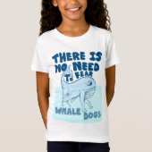 Whale Dog funny creature T-shirt (Voorkant)