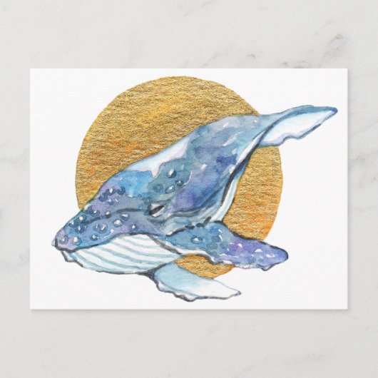 Whale Dream Briefkaart (Voorkant)