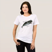 Whale Earth Day T-shirt (Voorkant volledig)