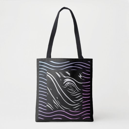 Whale eye/whale species tote bag (Voorkant)