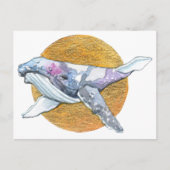 Whale Float Briefkaart (Voorkant)