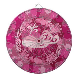 Whale flower of life dartbord