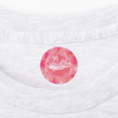 Whale flower of life labels (Aangebracht)