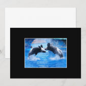 Whale Fotouitnodiging Kaart (Voorkant / Achterkant)