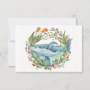 Whale Garden Bedankkaart