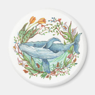 Whale Garden Magneet