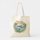 Whale Garden Tote Bag (Achterkant)