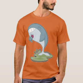 Whale Glass Rode wijn T-shirt