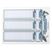 Whale Goal Planner Custom Notitieblok (Voorkant)