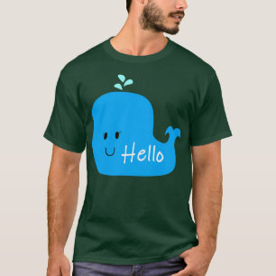 Whale Hallo Pun T-shirt