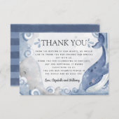 Whale Hartelijk dank Informatiekaartje (Voorkant / Achterkant)