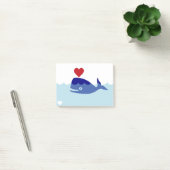 Whale Heart Post-it® Notes (Kantoor)