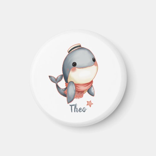 Whale Hello There! Magneet (Voorkant)