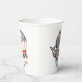Whale Hello There! Papieren Bekers (Links)