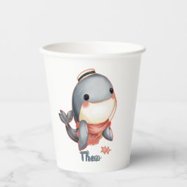 Whale Hello There! Papieren Bekers