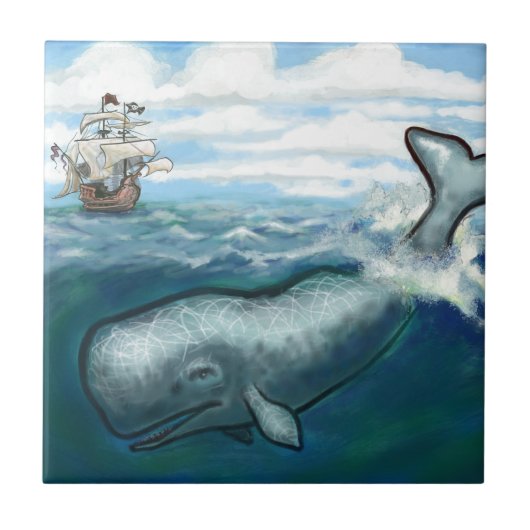Whale Ho Tegeltje (Voorkant)