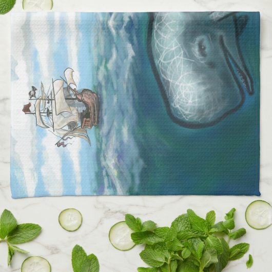 Whale Ho Theedoek (Gevouwen)