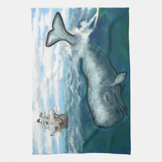 Whale Ho Theedoek (Verticaal)