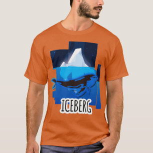 Whale ijsberg-water t-shirt
