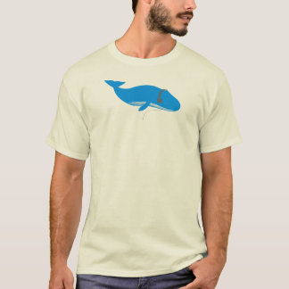 Whale in telefoons. t-shirt
