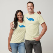 Whale in telefoons. t-shirt (Unisex)