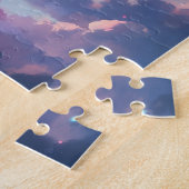 Whale in the Sky Fantasy Kunst Legpuzzel (Zijkant)