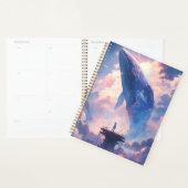 Whale in the Sky Fantasy Kunst Planner (Display)