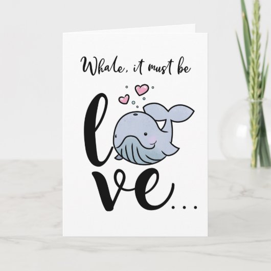 Whale It Must Be Love, Jubileum & Valentijns Kaart (Voorkant)