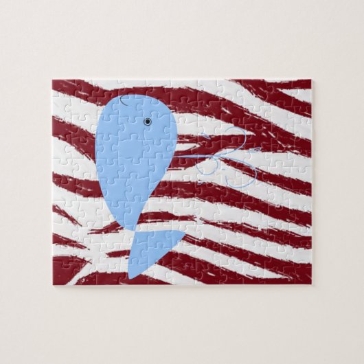 Whale Jigzaag Puzzle Legpuzzel (Horizontaal)