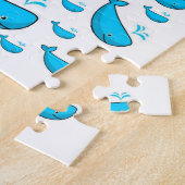 Whale Jigzaag Puzzle Legpuzzel (Zijkant)