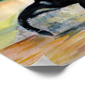 Whale Jumping Orka Waarde Poster Papier (Mat) (Hoek)