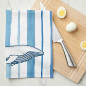 Whale Kitchen Towel Theedoek (Quarter Fold)