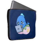 Whale-laptop-hoesjes Laptop Sleeve (Voorkant Rechts)
