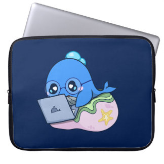 Whale-laptop-hoesjes Laptop Sleeve