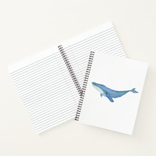Whale-laptop Notitieboek (Binnen)