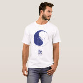 Whale Logo Calligrafie met vertaling T-shirt (Voorkant volledig)