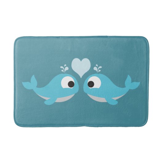 Whale Love Badmat (Voorkant)