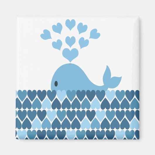 Whale Love Magneet (Voorkant)