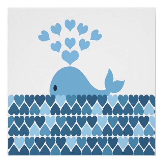 Whale Love Perfect Poster (Voorkant)