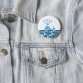 Whale Love Ronde Button 5,7 Cm (In situ)
