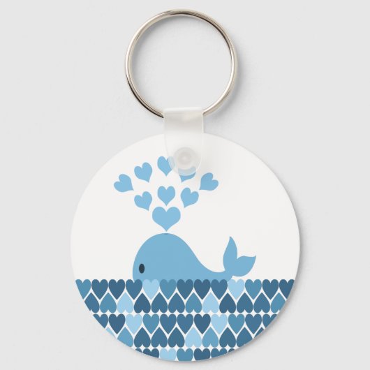 Whale Love Sleutelhanger (Voorkant)
