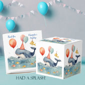 Whale Make a Splash Boy's Birthday Bedankdoosjes