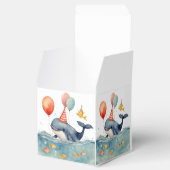 Whale Make a Splash Boy's Birthday Bedankdoosjes (Geopend)