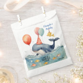 Whale Make a Splash Boys Verjaardag Bedankzakje (Geknipt)