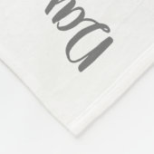 Whale Milesstone Blaket Fleece Deken (Hoek)