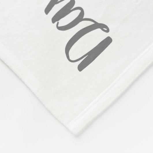 Whale Milesstone Blaket Fleece Deken (Hoek)