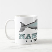 Whale Nantucket MA Inc 1671 Koffiemok (Links)