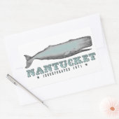 Whale Nantucket MA Inc 1671 Stickers (Envelop)