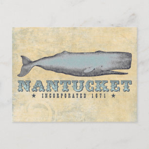 Whale Nantucket Massachusetts Inc 1671 Briefkaart