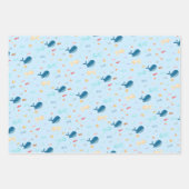 Whale Nautical Inpakpapier Vel (Voorkant 3)